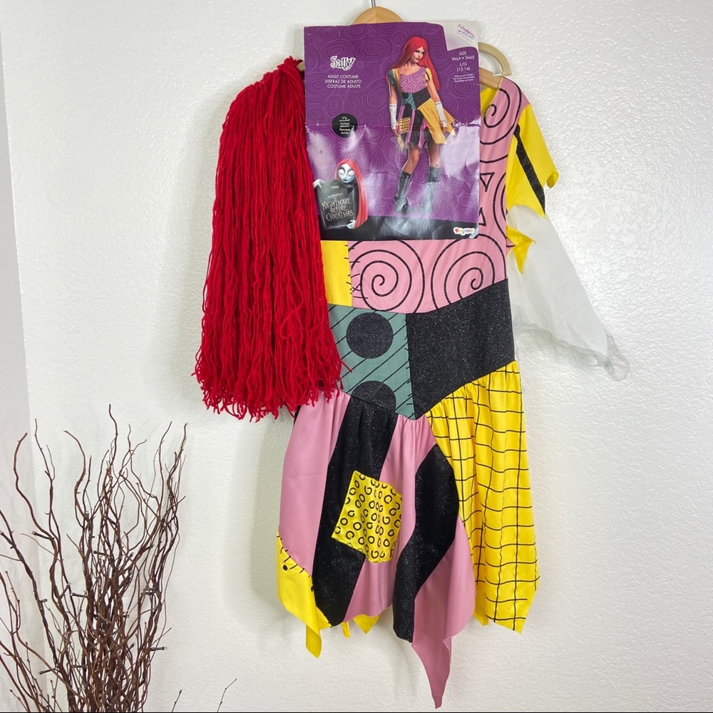 NWT DISNEY Nightmare Before Christmas Sally 5 Piece Costume